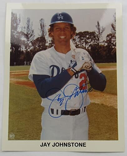 Jay Johnstone Aláírt Automatikus Aláírást 8x10 Fotó VIII - Dedikált MLB Fotók