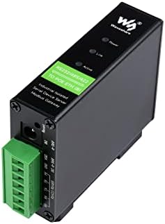 waveshare RS232/485/422, hogy RJ45 Ethernet Átalakító, TCP/IP, hogy Soros Modbus Gateway Támogatása, Ipari Elszigetelt Vasúti-Mount