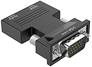 1080P HDMI-VGA Adapter Digitális-Analóg Audio Video Átalakító Kábel PC, Laptop, TV Box Projektor,Fekete
