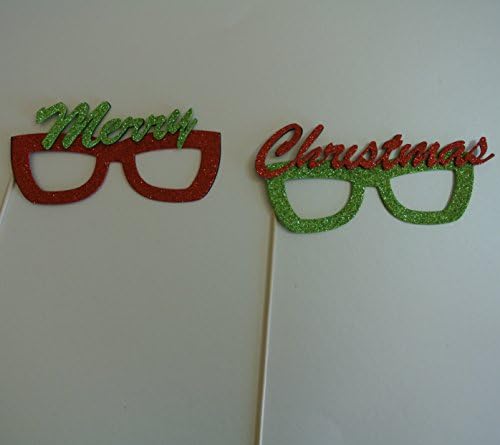 Karácsonyi Fotó Kellékek Boldog Karácsonyt Szemüveg