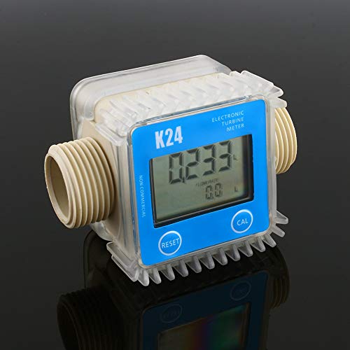 Áramlásmérő,Turbinás áramlásmérő Víz áramlásmérő K24 LCD Turbina Digitális Üzemanyag-Áramlás Mérő, ellenőrző Szelep, széles Körben Használt