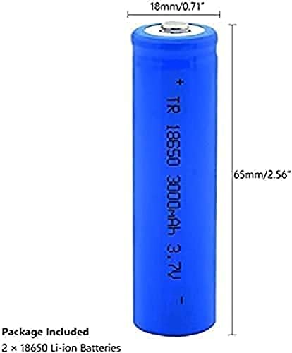HNJY aa Lithium batteries3.7V Akkumulátor 3000 MAh-s Lítium Terhelés Akkumulátorok Lítium-Ion Cell Elemlámpa-2db