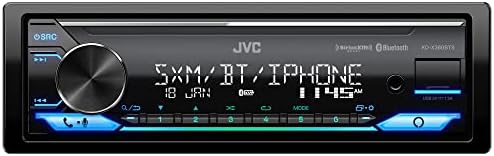 JVC KD-X380BTS Digitális Média autórádió, Mely Bluetooth, USB, SiriusXM, Alexa