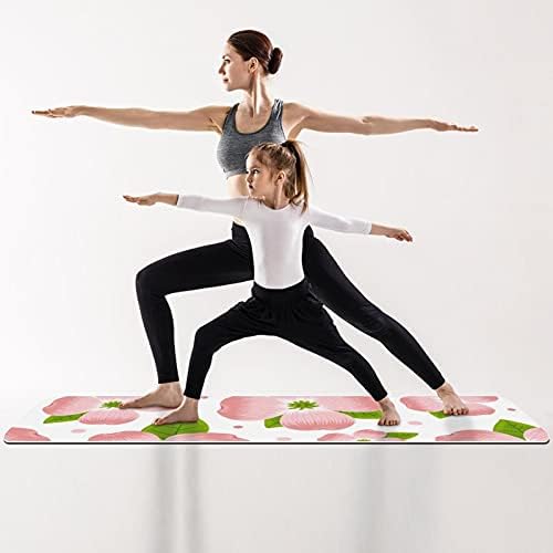 Siebzeh Virág Rózsaszín Prémium Vastag Jóga Szőnyeg Környezetbarát Gumi Health&Fitness Csúszásmentes Alátét Minden Típusú