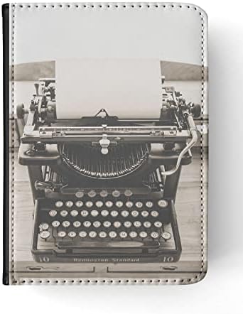 Vintage Retro Írógép Billentyűzet FLIP Tabletta ESETBEN Cover az Apple az IPAD Mini (2021) (6 GEN)