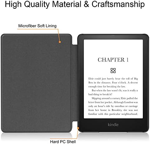 Minden esetben Új Kindle Generáció 8., -Ra Megjelent - Nem Illik Kindle Paperwhite vagy Kindle Oázis, Prémium PU Bőr Smart Cover Automatikus