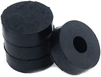 Quluxe Anti-Vibrációs Szigetelő Gumi Tartók lengéscsillapító Belső Átmérő 10 mm - Fekete (Csomag 40)