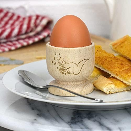 Azeeda 'Zenei Mókus' Fából készült tojástartó (EC00022941)