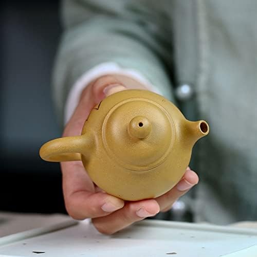 WIONC aranymetszés Agyag-foglalt Tianhu Zisha Teáskanna Kézzel készített Pot Kung-fu Teaware Lila Agyag Drinkware a Puer Zöld