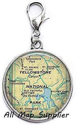AllMapsupplier Divat Cipzár Húzza Yellowstone Nemzeti Park térkép Cipzár Húzza,Yellowstone térkép Cipzár Húzza,Yellowstone térkép Homár