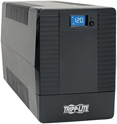 Tripp Lite UPS 1500VA biztonsági Mentés, 940W Line-Interaktív AVR, Kiterjesztett Futtatás, Torony, USB (OMNIVS1500XL), Fekete