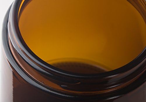 JUVITUS 12 darab Amber Üveg Egyenes Oldalú Jar Multi Mérete Készlet : magában Foglalja a 4 -1 oz, 4 -2 oz, 4 -4 oz Amber