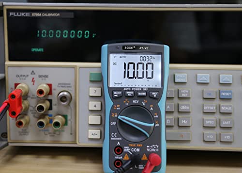 BSIDE Digitális Multiméter 3-Line Kijelző True RMS 6000 Számít Auto-ig Terjedő Voltmérő Kapacitás Hőmérséklet Feszültség Aktuális Hz Ohm terhelhetőség