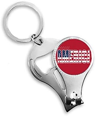 Amerika USA-ban az Ország Zászló Neve Köröm Zimankó Gyűrű kulcstartó Sörnyitó Clipper