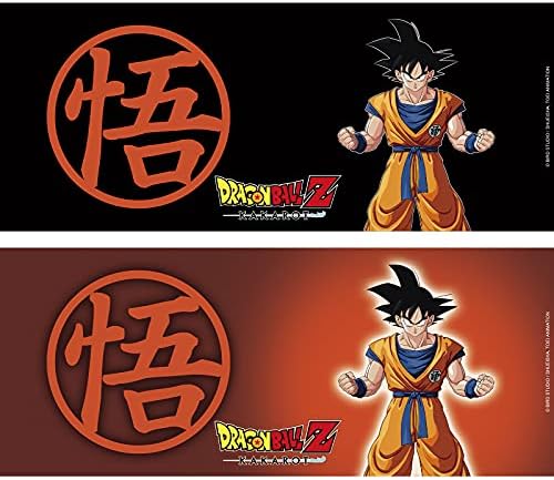 ABYstyle Dragon Ball Z Kakarot Goku Kerámia Hő Változó Tea Bögre 16 Oz. Jellemzők Goku & A Kanji DBZ Drinkware Anime Manga Ajándék