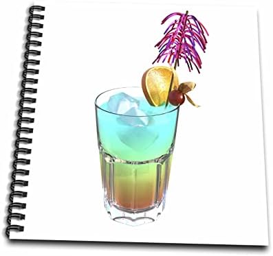 3dRose Boehm Grafika Italok - Paradicsom Koktél alkoholtartalmú ital - Rajz Könyvek (db_357646_2)