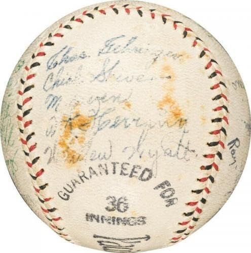 1931 Detroit Tigers Baseball Csapat Aláírt Bucky Harris SZÖVETSÉG COA - Dedikált Baseball