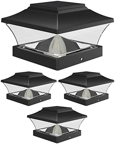 Da vinci Világítás Szikra Solar Kültéri Utáni Kap - Lámpák, 4x4, 5x5 6x6 - Világos LED Fény Kerítés Fedélzeten Kertben vagy a Teraszon