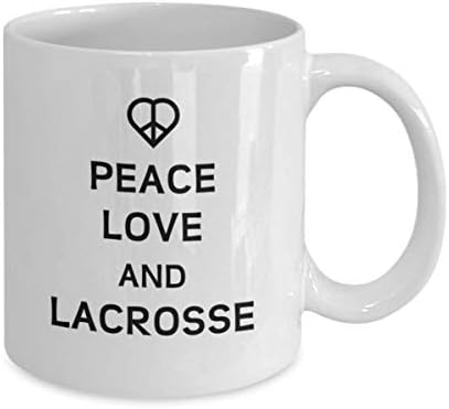 Béke, Szeretet, Lacrosse Tea Bögre Lacrosse Játékos Munkatársa Ördög Ajándék, Hobbi, Utazás Kupa Jelen