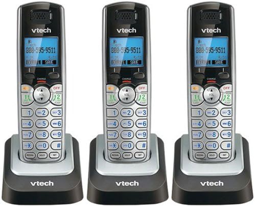 Vtech DS6101 Két-Line Vezeték nélküli Kiegészítő Kézibeszélő a DS6151 (3 Csomag)