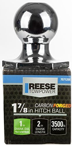 Reese Towpower 7071200 Szén-Kovácsolt 1-7/8 Chrome Biztonsági Stoppal Labda