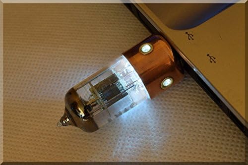 Kézzel készített, 256 gb-os Kék Hajóablak Pentóda Elektron vákuumcsöves USB 3.1 Flash Meghajtót. Steampunk/Ipari Stílus