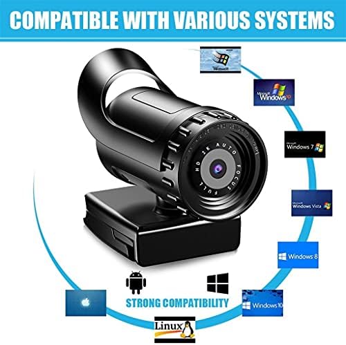 ZHUHW Webkamera Teljes Web Kamera, Mikrofon, USB Web Kamera Pc Számítógép Élő Adás Videó Mini Kamera