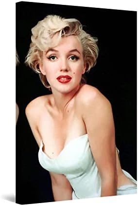 Startonight Vászon Wall Art - Marilyn Monroe A Legszebb Nő a Világon, a Nők Keretes 32 x 48 Cm