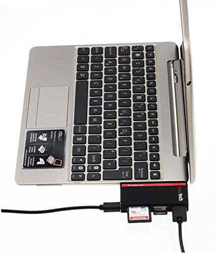 Navitech 2 az 1-ben Laptop/Tablet USB 3.0/2.0 HUB Adapter/Micro USB Bemenet SD/Micro SD Kártya Olvasó Kompatibilis Az Acer Swift 3 SF314-57G