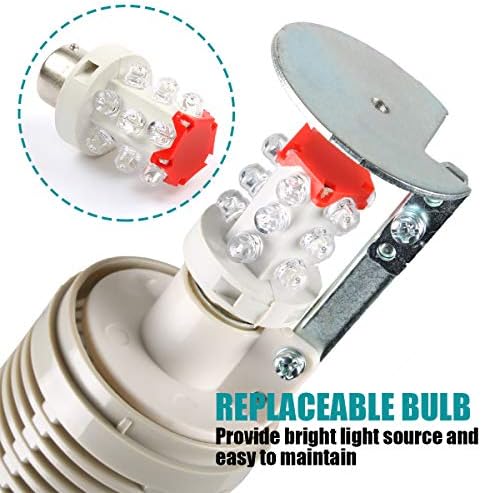 LUBAN Ipari Lámpa Torony, Oszlop LED Riasztás Torony Lámpa Vaku Mutató, 1 Rétegű, Verem LED Figyelmeztető Lámpa a Csengő Biztonsági (110V/Állandó