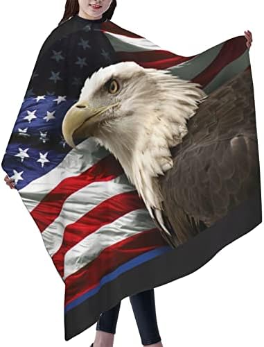 Amerikai Zászlót Kopasz Sas Unisex Szalon, Haj Vágás Cape Ruhával Fodrász, Fodrászat Wrap Hajvágás Kötény Ruhával Stílus,