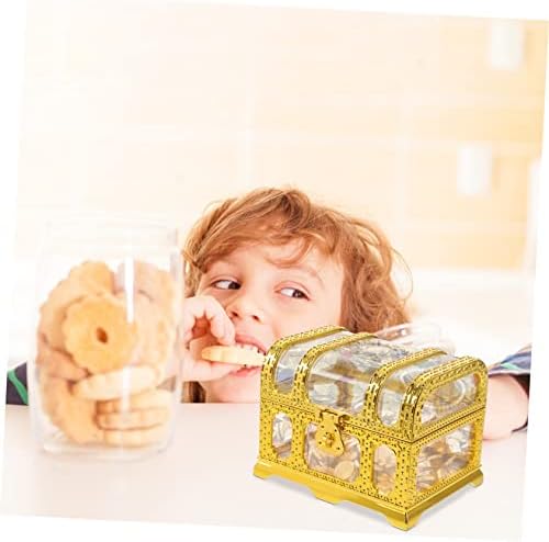 KOMBIUDA 5db csomagolás doboz Bizsu Esküvő Szervező Snack Emlék Ajándék Kis Ékszer Tároló Öregedés Menyasszonyi Ünnepi Átlátszó Halloween