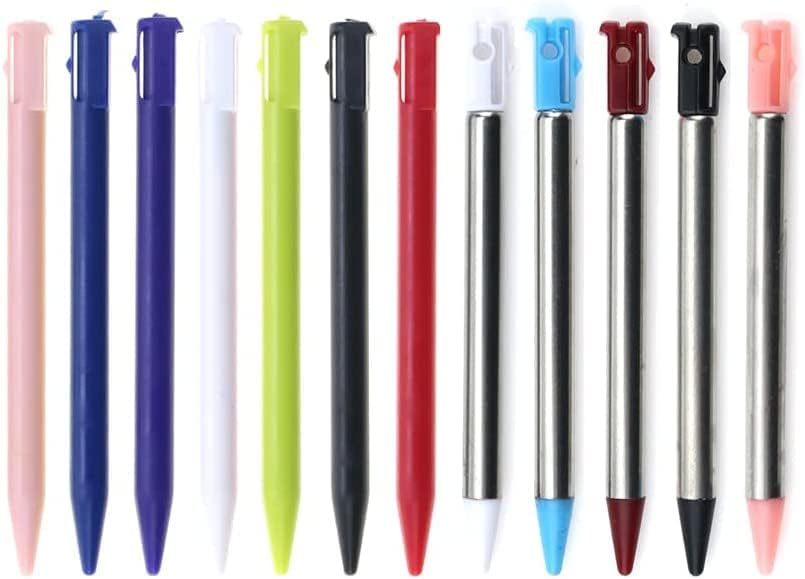 1db Műanyag & Fém Rövid Állítható Pálca Touch Képernyő Touch Pen a Nintendo 3DS Gamepad Konzol Csere Készlet (Fehér Műanyag)