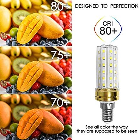E14 LED Kukorica Izzó 12W LED Gyertyatartót Izzók 100W Izzó, Izzók Azonos 12W LED Gyertya Izzó,Napfény, Fehér 6000K,E14 Kis Bázis,Nem Szabályozható,a