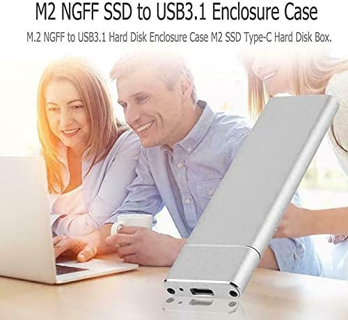 NGFF, hogy USB3.1 C-Típusú M. 2 SSD Merevlemez Esetben Adapter Külső Burkolat Doboz Átviteli Sebesség 6 gb/S Merevlemez Doboz