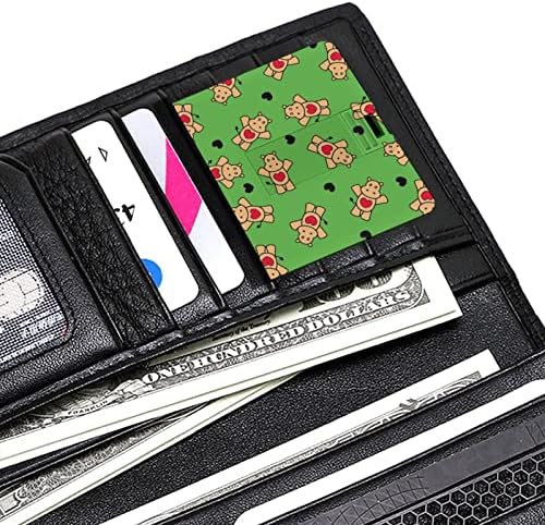 Aranyos Kis Víziló USB Memory Stick Üzleti Flash-Meghajtók Kártya, Hitelkártya, bankkártya Alakú