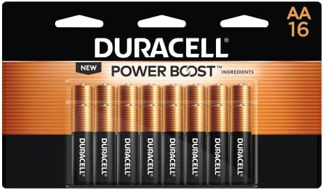 Duracell Coppertop AA + AAA Elem Combo Pack Power Boost Összetevők, 16 Duplán Számít Egy & aaa Akkumulátor a Hosszú Távú Teljesítmény,