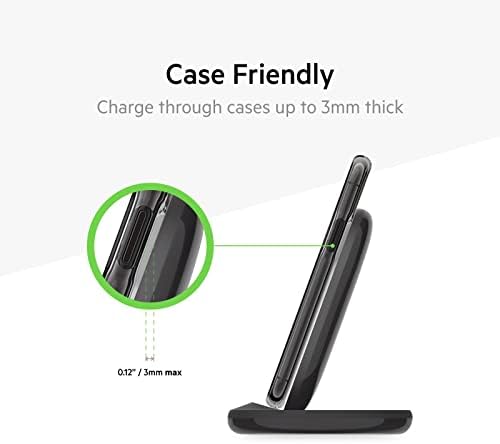 Belkin Quick Charge 10W Vezeték nélküli Töltő - Qi-Hitelesített Töltő Állvány iPhone, Samsung Galaxy - Díjat, Miközben Zenét Hallgat, Streaming