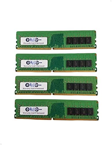 CMS 128GB (4X32GB) DDR4 21300 2666MHZ Non ECC DIMM Memória Ram Upgrade Kompatibilis az Asus/Asmobile® Alaplap ROG Strix Z490-H Szerencsejáték,