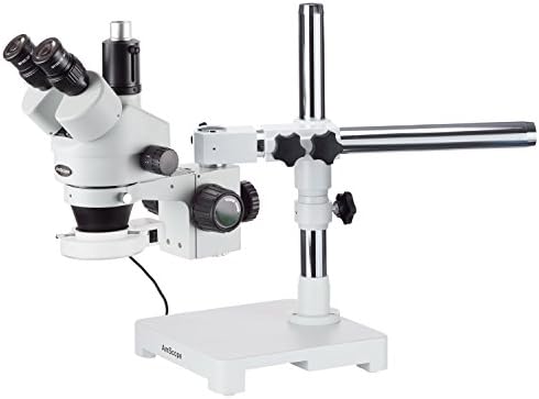AmScope SM-3T-54S Szakmai Trinocular Sztereó Zoom Mikroszkóp, WH10x Szemlencse, 7X-45X Nagyítás, 0.7 X 4, 5 X Zoom Objektív,