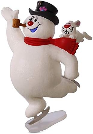 Hallmark 1795QXI3132 Warner Bros Frosty, A Hóember Síelés Emlék Karácsonyi Díszek