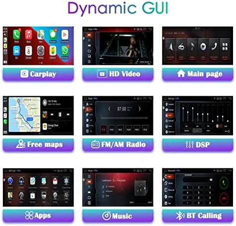 ZWNAV 10.25 Hüvelykes Android 10 Autó Hifi a Subaru BRZ/Toyota GR 86 2012+, HD Érintőképernyős,Autós GPS Navigációs fejegység,Carplay