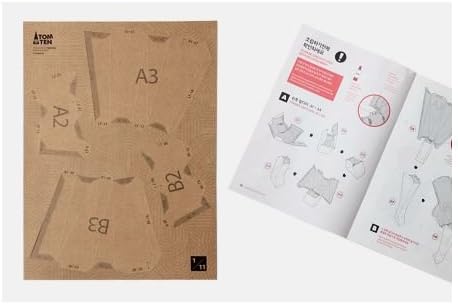 DIY Kézzel készített Papír Belső Dobermann Pinscher Origami angol Oktatás