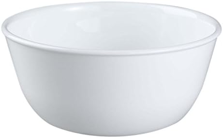 Corelle Téli Fagy Fehér 15oz Keretes Üveg tányér, Csomag 6