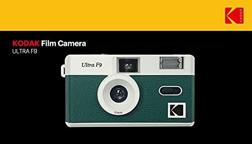 KODAK Újrafelhasználható Ultra F9 35 mm-es Filmes Kamera, Fix Fókusz, valamint Széles Látószögű, beépített Flash Kompatibilis,
