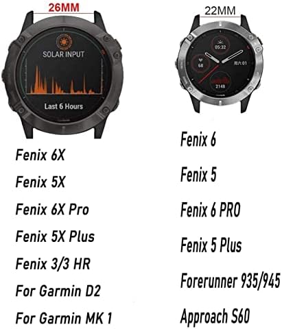 SDUTIO gyorskioldó Watchband Szíj, A Garmin Fenix 7 7X 6X Pro Nézni Easyfit Csukló Zenekar Fenix 6 Pro Garmin Fenix 5X 5 Óra