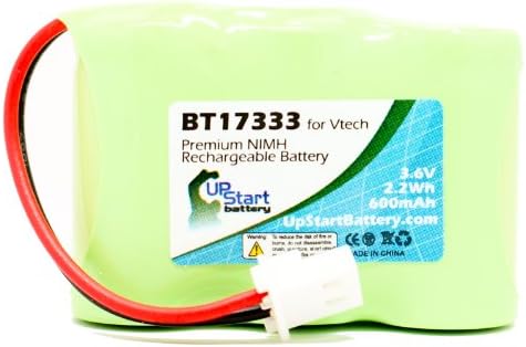 2 Csomag Csere BT-17333 Akkumulátor Kompatibilis a Radioshack AT&T VTech Sony Vezeték nélküli Telefon Akku (600mAh 3.6 V NI-MH)