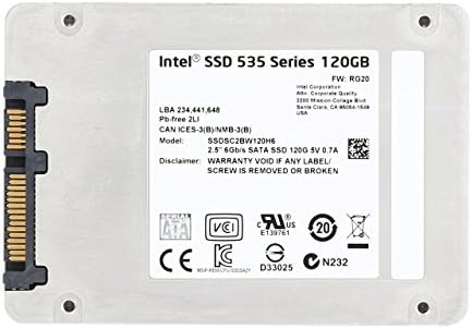 Intel 535 Series 120GB 2,5 Hüvelykes Belső szilárdtestalapú Meghajtó SSDSC2BW120H6R5