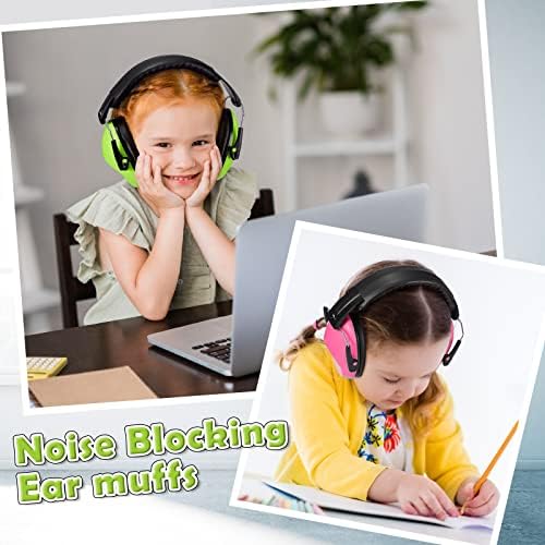2 Csomag Gyerekek Fül Védelme Fülvédő Meghallgatás Állítható zajcsökkentés a Kisgyermekek 27NRR zajszűrő Fülvédő