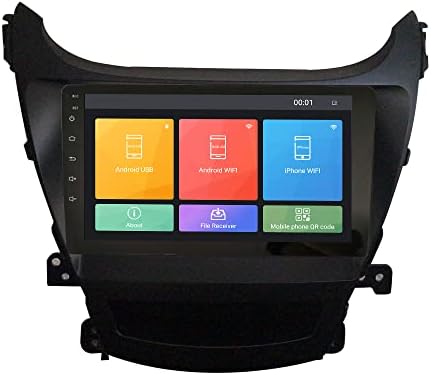 Android 10 Autoradio Autós Navigációs Sztereó Multimédia Lejátszó, GPS, Rádió, 2.5 D érintőképernyő forHYUNDAI Elantra 2014- Quad